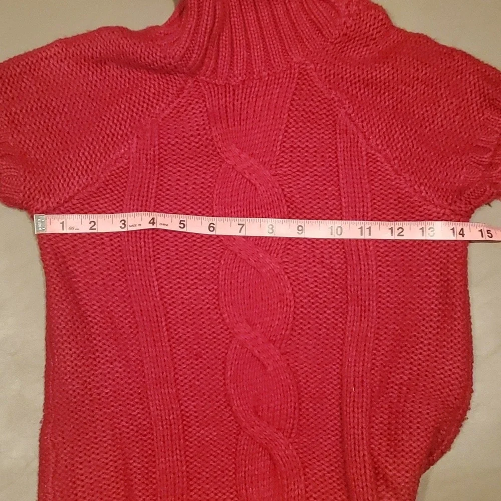 Crazy 8 Girls Red Short Sleeve Sweater Dress Size 7-8‎